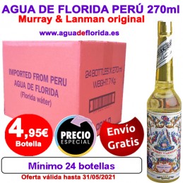 Agua de florida Perú 270 ml...